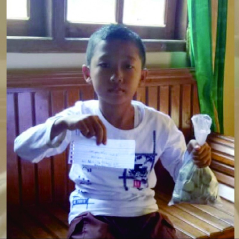 Anak Usia 9 Tahun Sisihkan Uang Jajan untuk Korban Covid-19