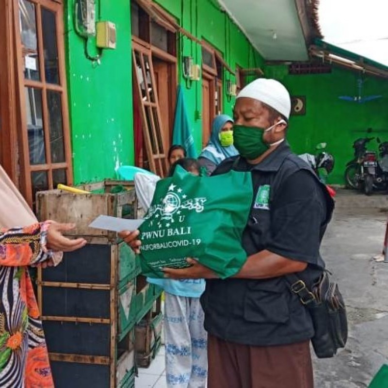 LAZISNU Bali Turunkan Bantuan Tahap Pertama Kepada Guru dan Warga Ter-PHK