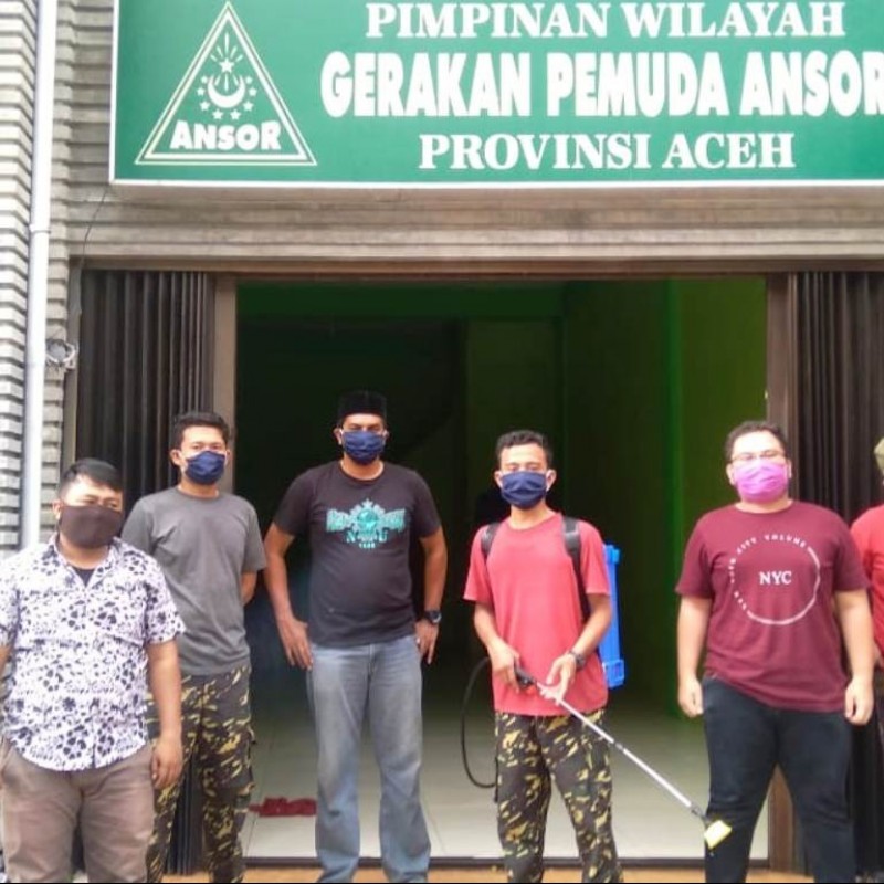 Ringankan Beban Imbas Corona, Ansor Aceh Bagikan Kebutuhan Pokok