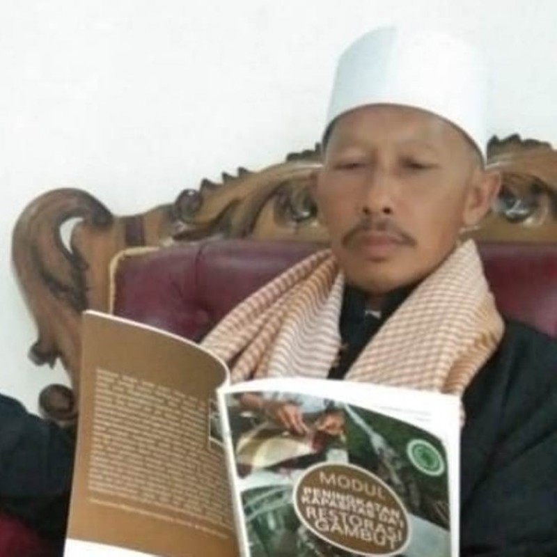 Ustadz Supardi, Kampanyekan Kesehatan Gambut ke Majelis Taklim 