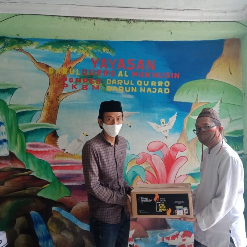 Sejumlah Pesantren di Tangerang Raya Terima Paket Sembako Sehat dari Gusdurian Peduli 