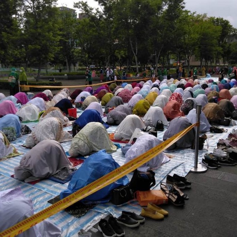 Shalat Idul Fitri di Taiwan Secara Bergelombang