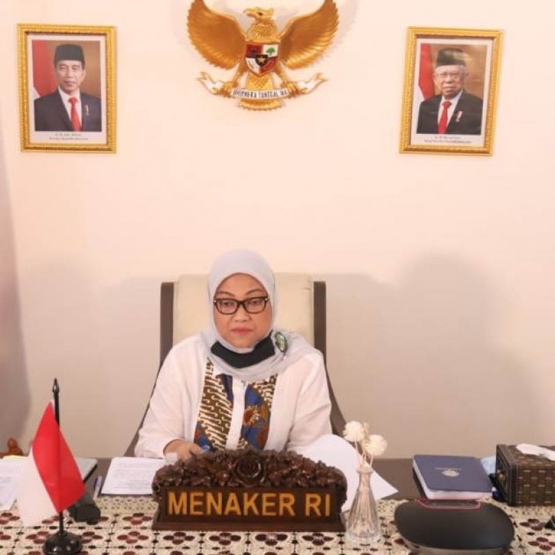 Menaker Ida Fauziyah Meminta Para Gubernur Pastikan THR Dibayarkan kepada Pekerja