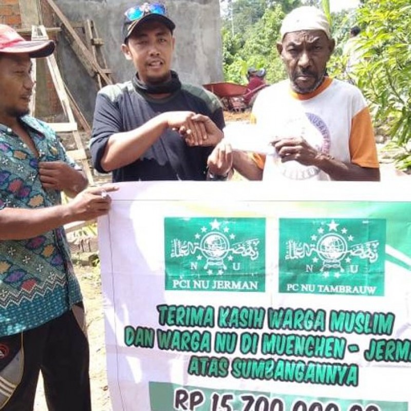 PCINU Jerman Bantu Pembangunan  Masjid di Papua Barat