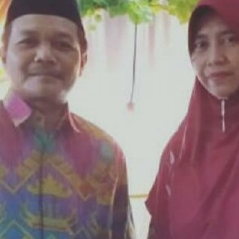 Keromantisan Pasangan Suami Istri di Pringsewu Pimpin Jamiyah NU