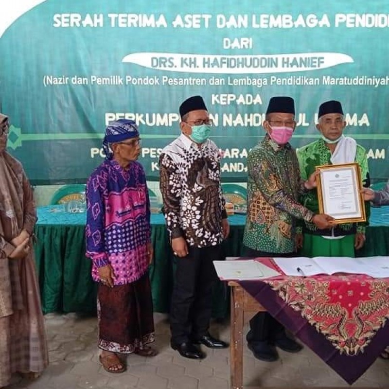 Kiai di Lampung Ini Serahkan Aset dan Lembaga Pendidikannya ke NU