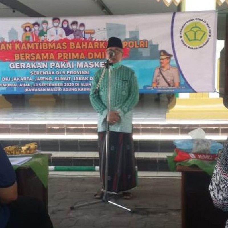 Jaga Masyarakat dari Sanksi, Polri Gaungkan Tertib Bermasker di Semarang