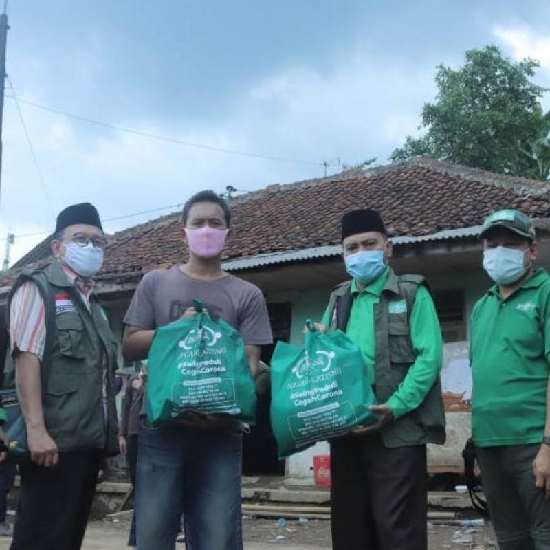 NU Peduli Salurkan Ratusan Logistik ke Warga Terdampak Banjir Sukabumi