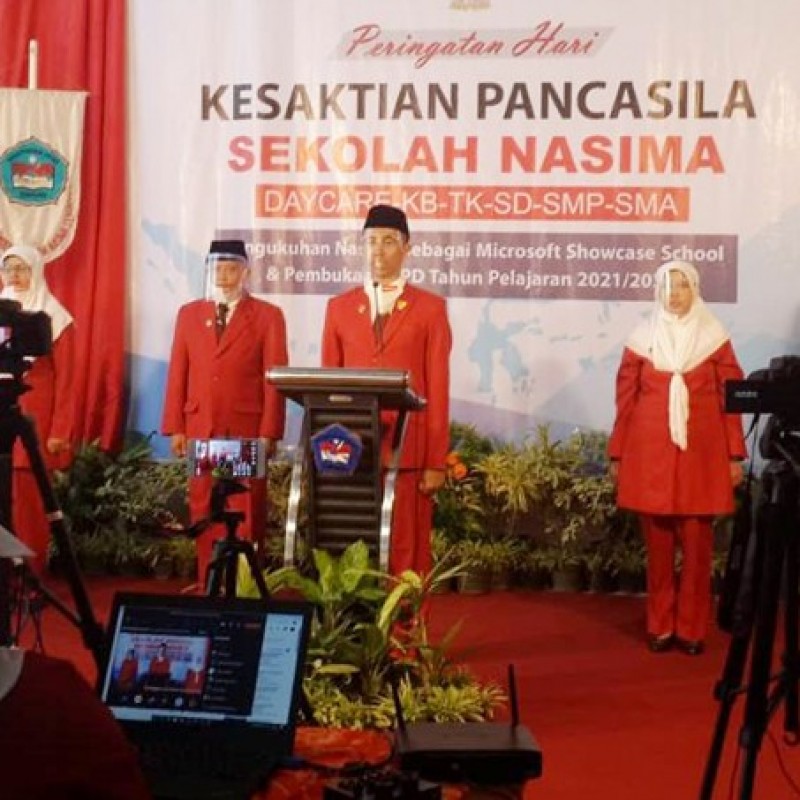 Kesaktian Pancasila Momentum Perkuat Karakter Pendidikan di Nasima Semarang