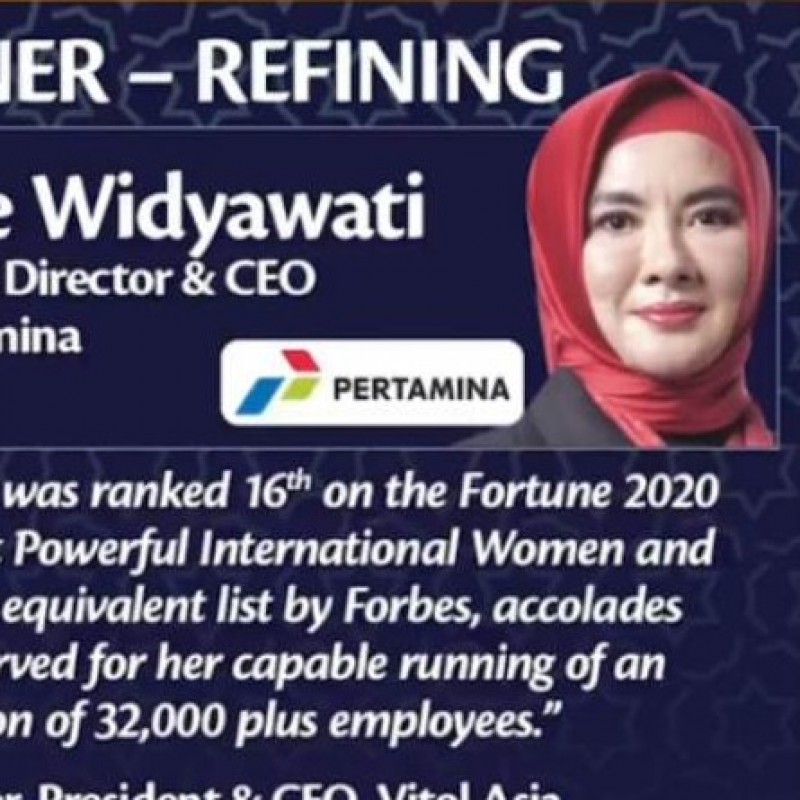  Aramco Trading Nobatkan Direktur Pertamina Nicke Widyawati Top CEO 2020