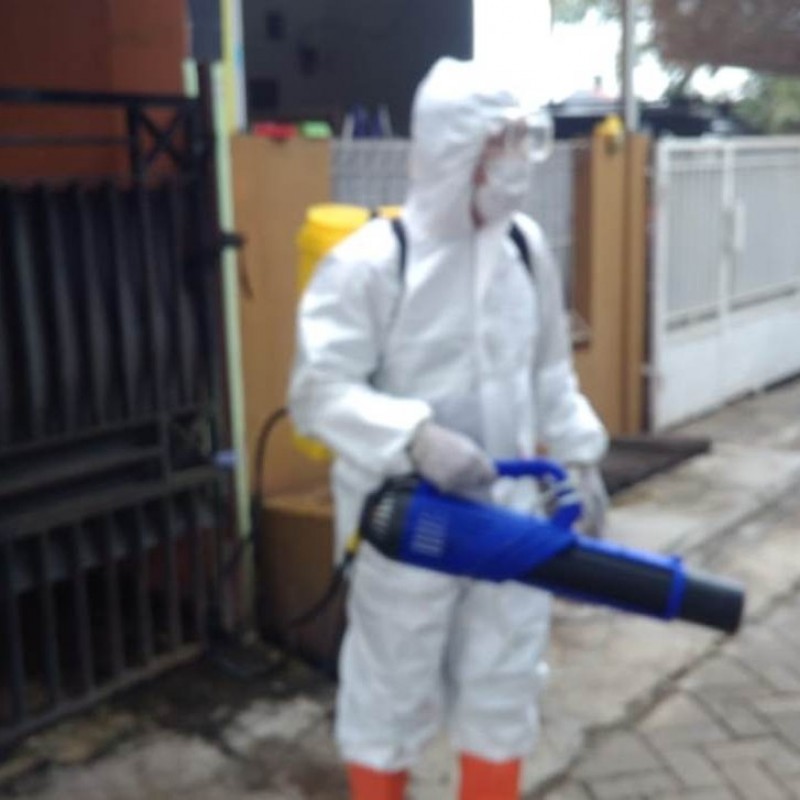 Tim NU Peduli Covid-19 DKI Jakarta Disinfeksi 1200 Rumah di Cisauk