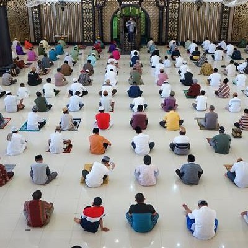 Panduan Ibadah Ramadhan Kemenag: Masjid Diisi Maksimal 50% dari Kapasitas