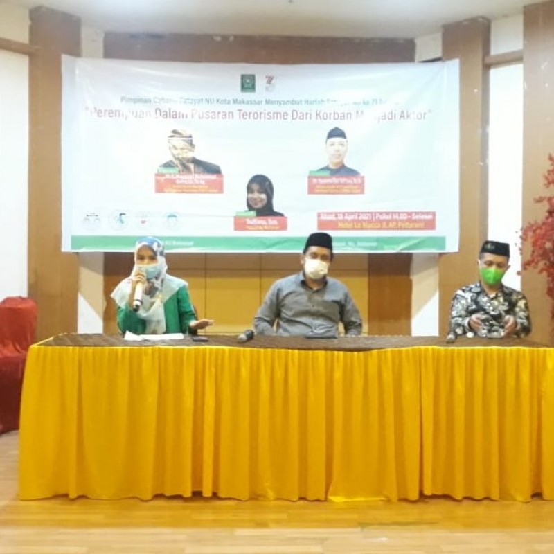 Fatayat NU Makassar Perkuat Kajian Islam Moderat hingga Tingkat Kecamatan