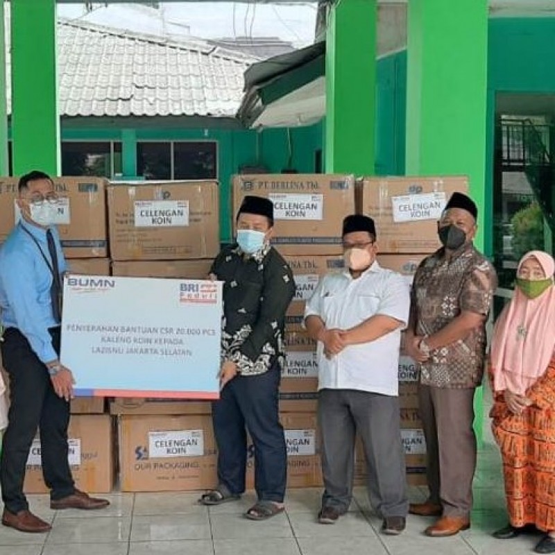 LAZISNU Jakarta Selatan Terima Hibah 20.000 Kaleng Koin NU