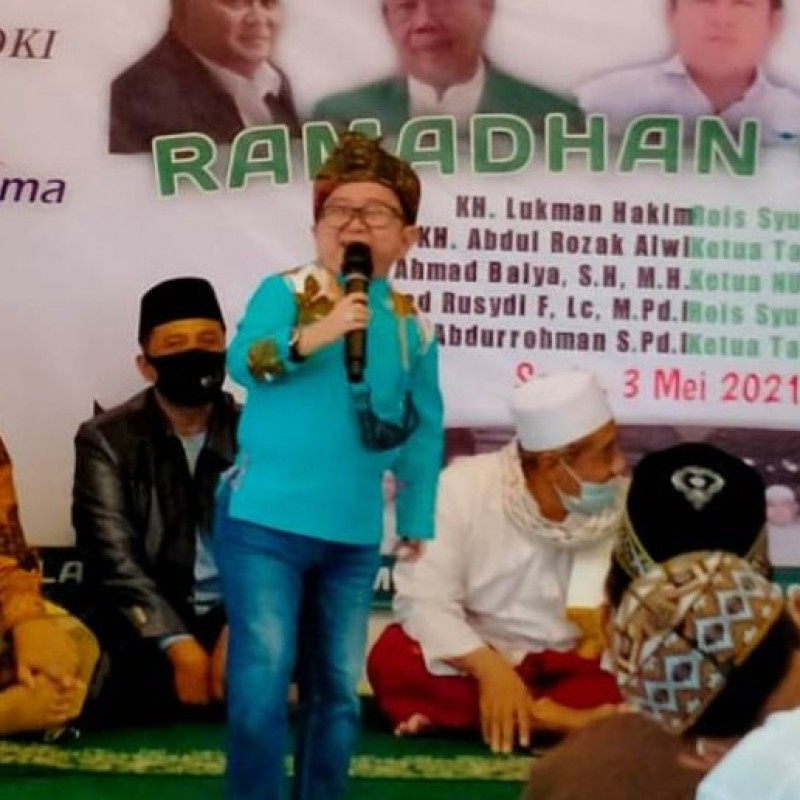 Komedian Daus Mini Mengisi Safari Ramadhan NU Pancoran