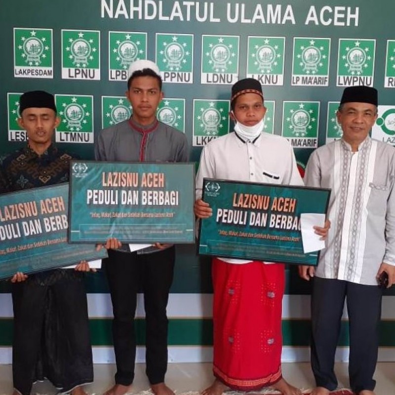 LAZISNU Aceh Salurkan ZIS ke Mustahik