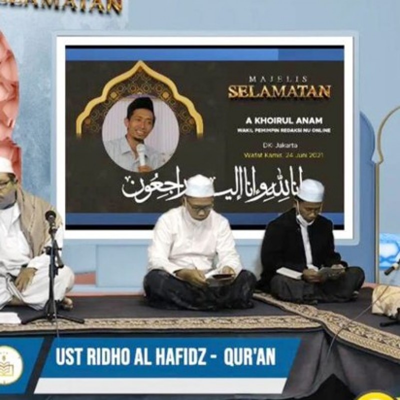 Rasika FM Semarang Tahlilan Selama 7 Hari untuk Wapimred NU Online Khairul Anam