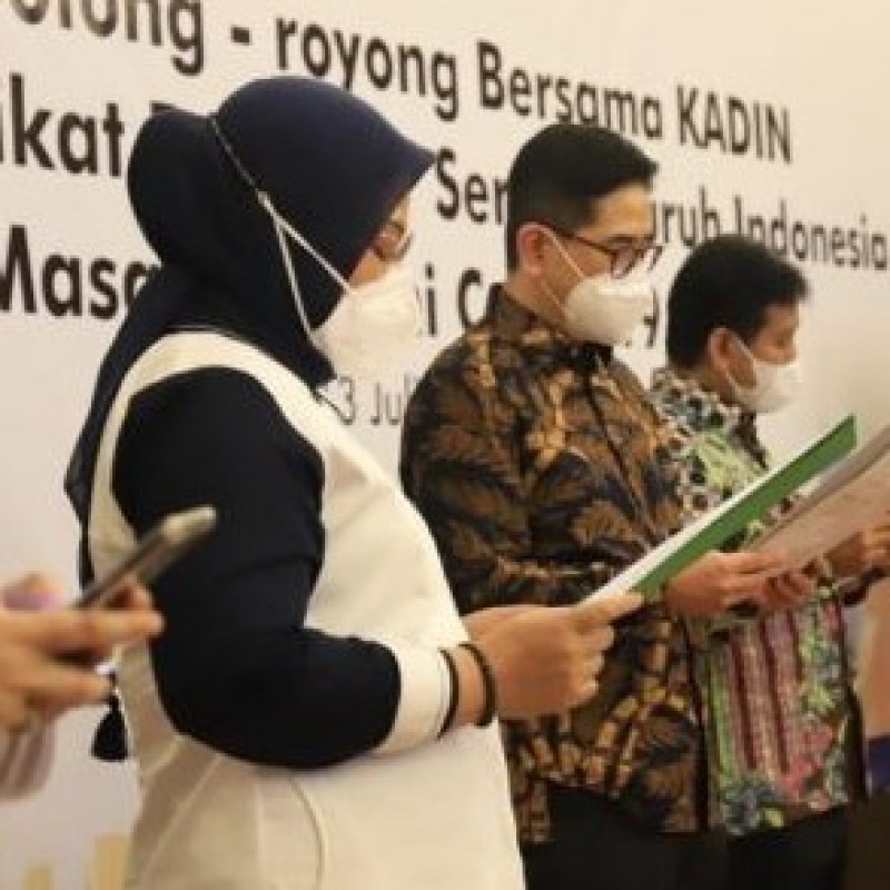 Kemnaker, Apindo, Kadin, dan Pekerja Gelar Deklarasi Gotong Royong Hadapi PPKM Darurat