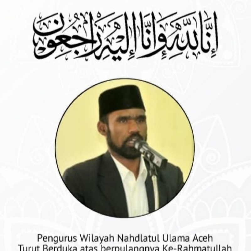 Ketua NU Bener Meriah, Tgk Alhukama Wafat
