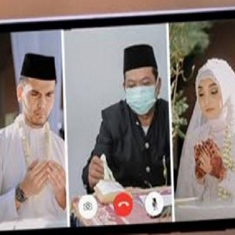 Marriage contract law via video call due to pandemic