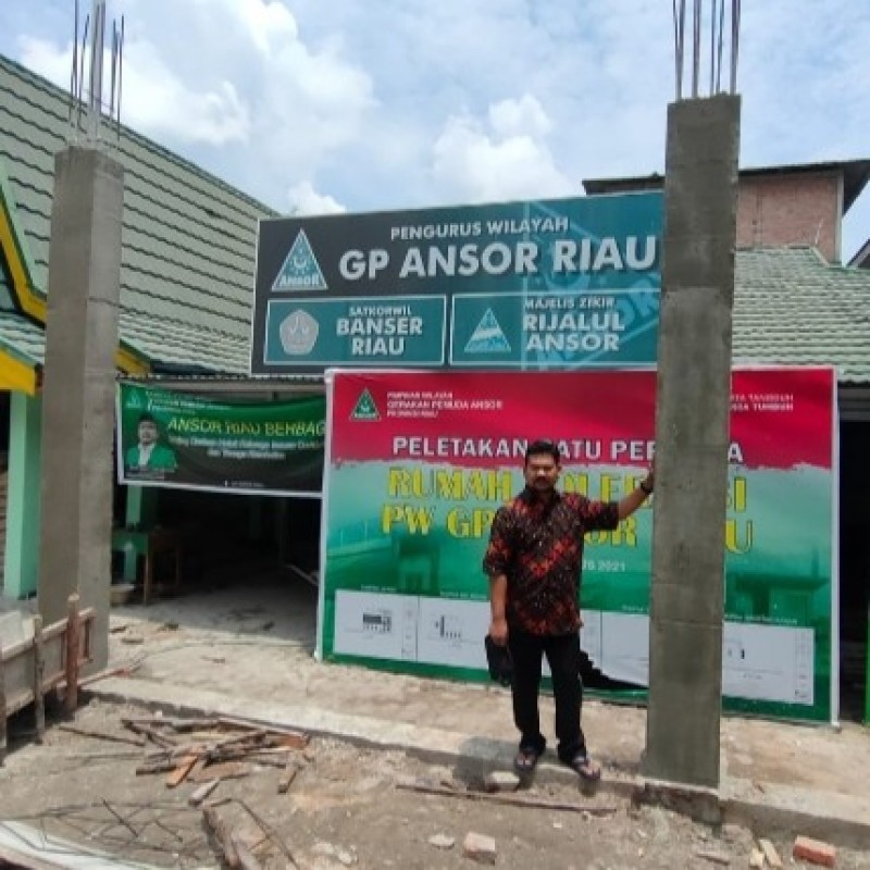 Wujudkan Rumah Toleransi GP Ansor Riau, Kapolda dan Paguyuban Masyarakat Sumbang 1 M