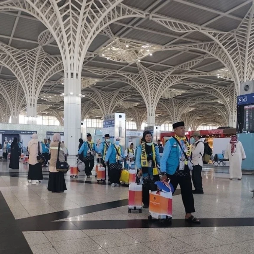 Dalam Sehari, 18-19 Kloter Jamaah Haji Tiba di Madinah