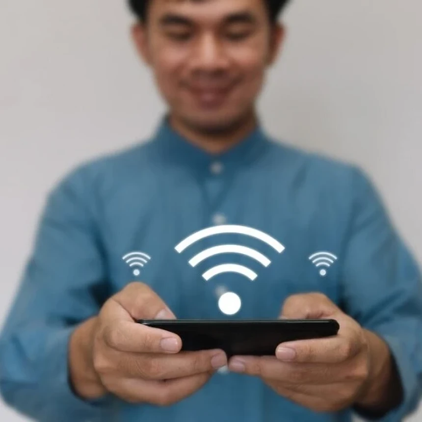 Penghasilan Jual Beli Online dengan Wifi Ghasab, Haramkah?