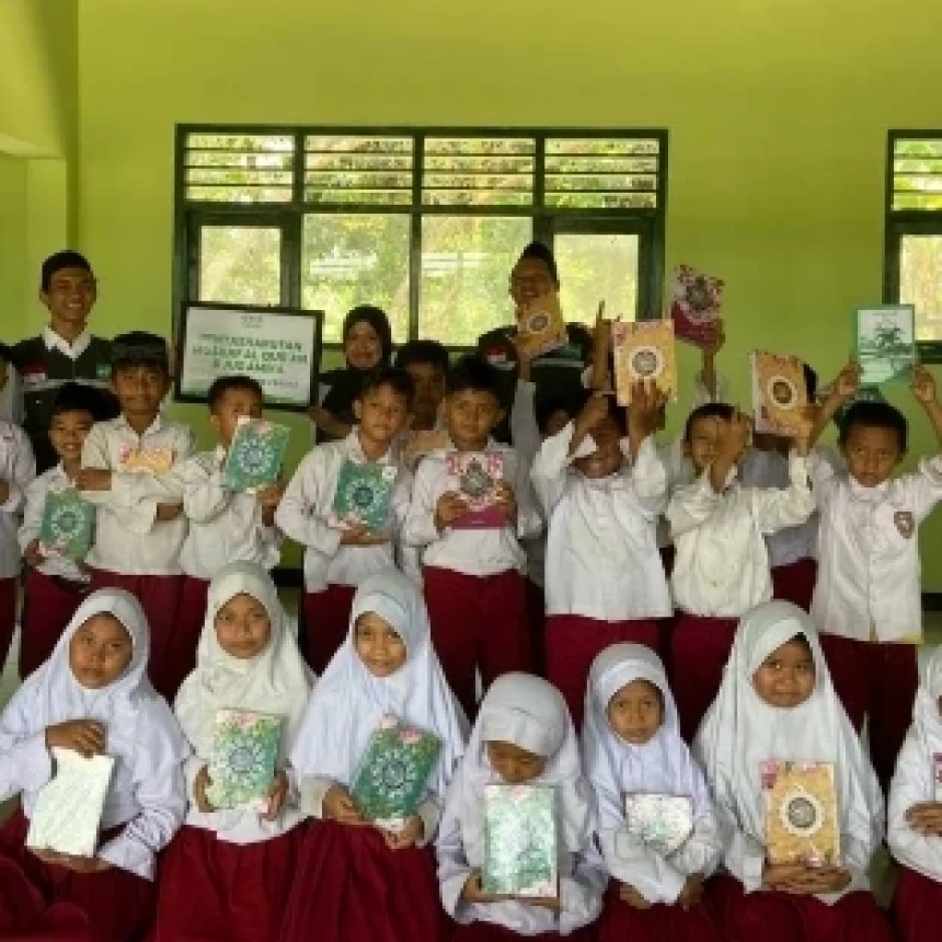 LAZISNU Yogyakarta Salurkan Al-Qur’an dan Juz Amma ke MI Tahfidz Serayu Bantul