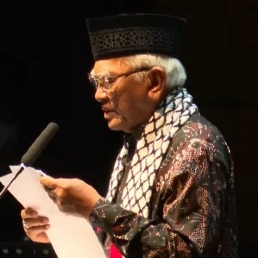 Untaian Doa dan Puisi untuk Palestina, Kritik Pahit Gus Mus terhadap Nilai Kemanusiaan