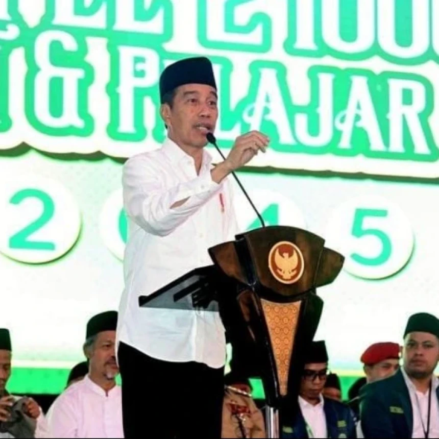 Presiden Joko Widodo Ajak 24 Ribu Kader IPNU Wujudkan Indonesia Emas 2045