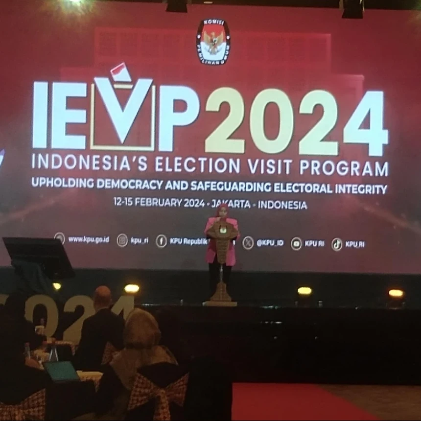 Indonesia Election Visit Program 2024 Kunjungi TPS Khusus pada Hari H Pemungutan Suara