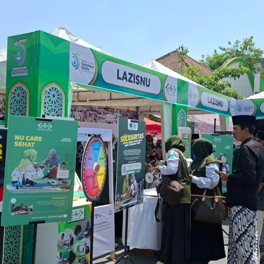 NU Care-LAZISNU PBNU Hadirkan Games Menarik, Produk UMKM, hingga Pijat Gratis di Muktamar Ke-35 NU