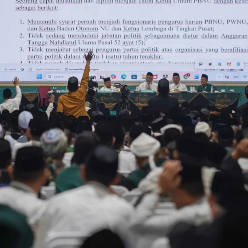 Ketentuan Ketat Calon Ketua Umum PBNU Dibacakan dalam Sidang Pleno Muktamar