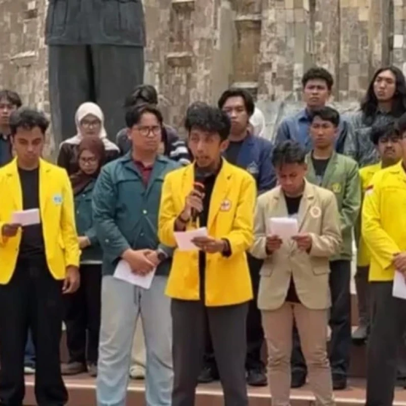 Dua Tahun Pemerintahan Prabowo-Gibran, Mahasiswa Sampaikan Lima Tuntutan dari Bencana hingga Ekonomi