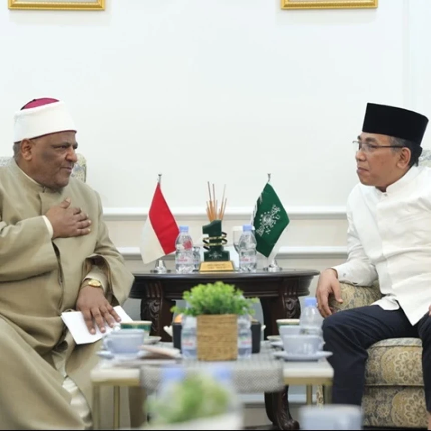 Kunjungi PBNU, Ketum Alumni Al-Azhar ​​​​​Bahas Penguatan Budaya Damai