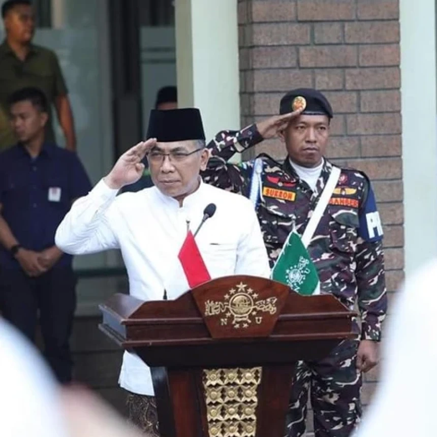 Gus Yahya Ajak Santri Dukung Pembangunan Indonesia Lewat Pemerintahan Baru