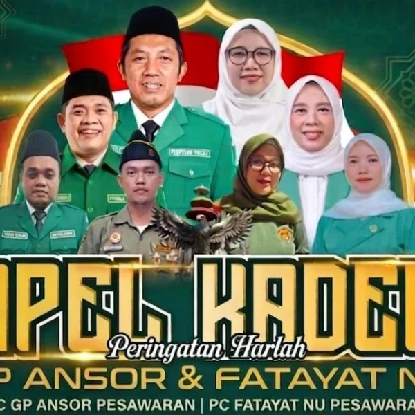 Peringati Harlah, GP Ansor dan Fatayat NU Pesawaran akan Gelar Apel Kader pada 14 Mei 2026 Mendatang