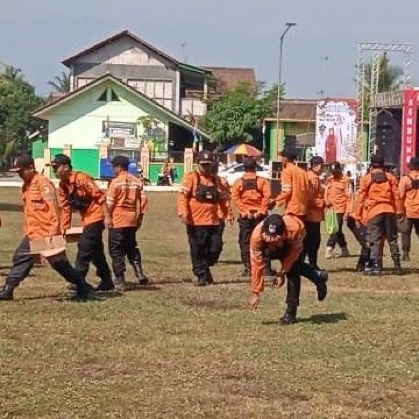 Aksi Bagana di Batang Lancarkan Upacara HUT Ke-79 Kemerdekaan Indonesia