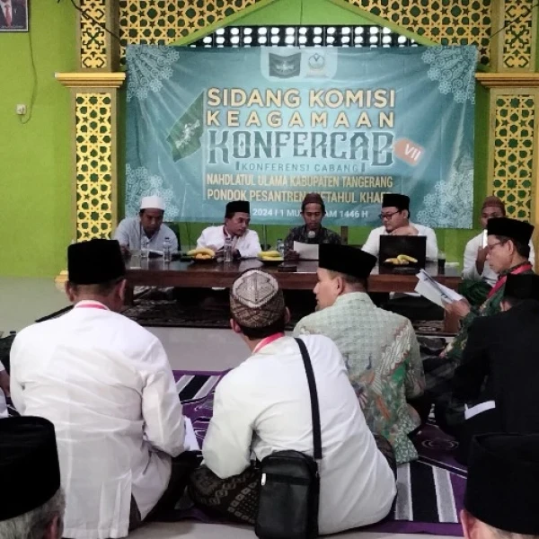 Ini Hasil dan Rekomendasi BM Konfercab VII NU Kab Tangerang soal UU Pesantren dan Judi Online