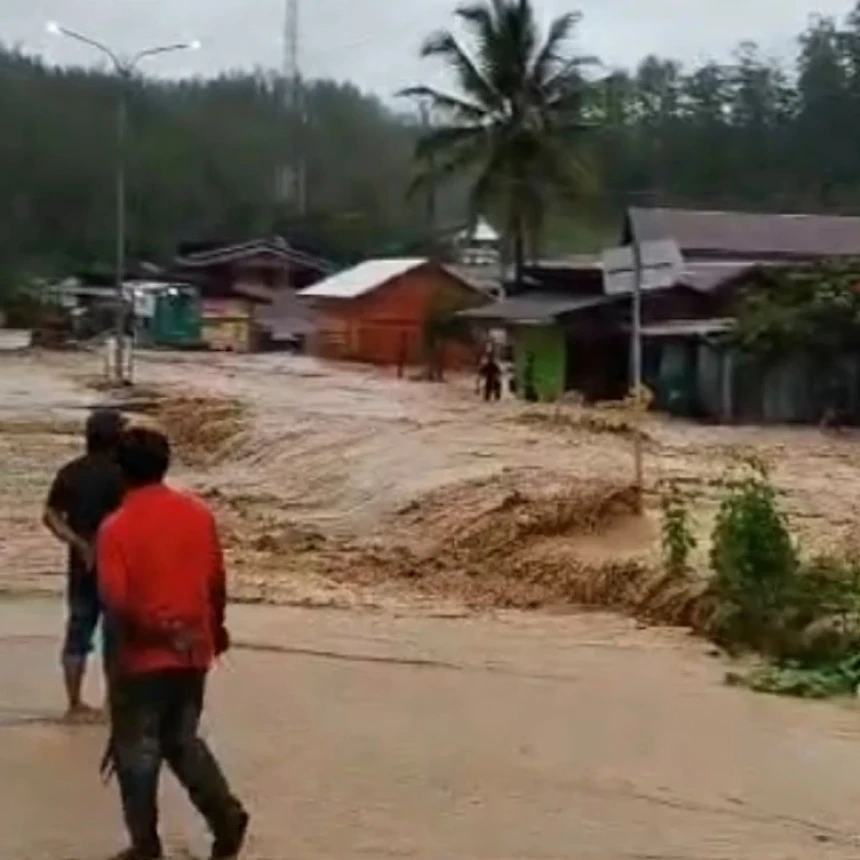 Tanggul Jebol, Banjir Rendam Hampir Seluruh Rumah di Kampung Badak Gayo Lues Aceh
