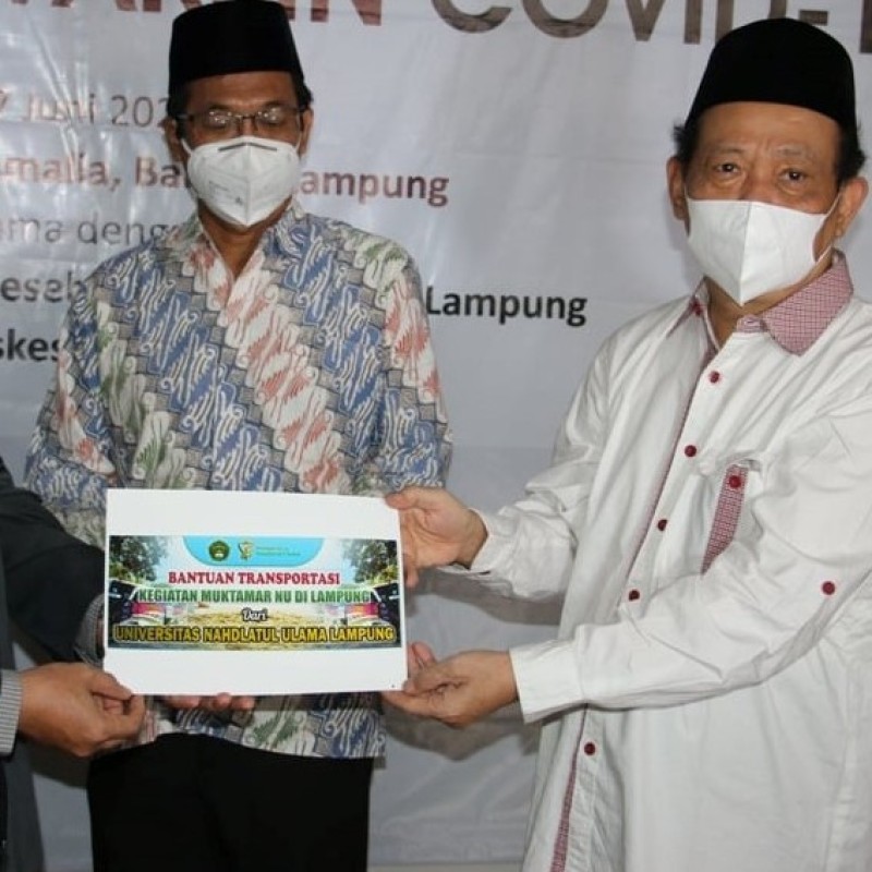 Pesantren Al-Munir dan UNU Lampung Serahkan Puluhan Kendaraan Operasional Muktamar Ke-34 NU