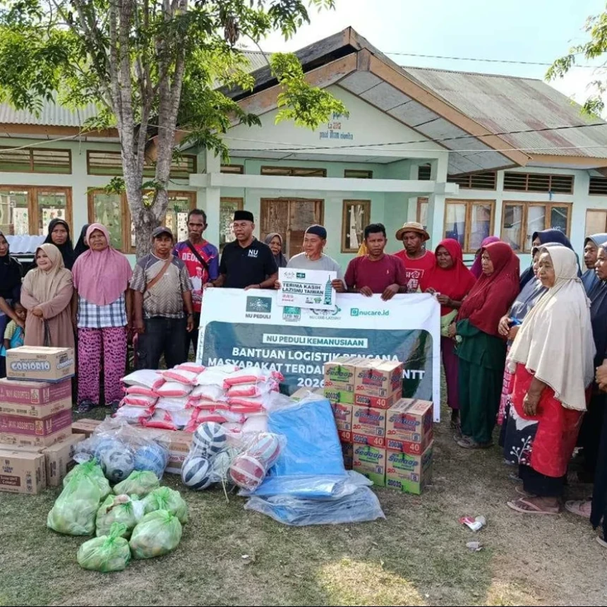 NU Peduli Salurkan Logistik hingga Mainan untuk Anak Korban Bencana NTT