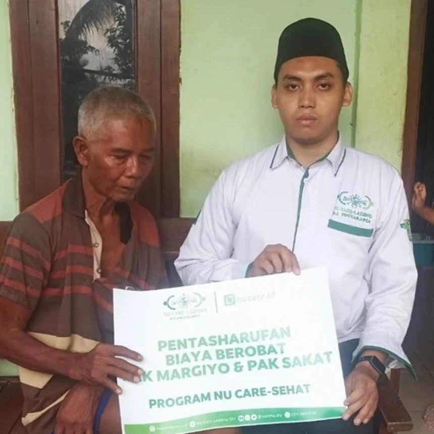 LAZISNU DIY Salurkan Bantuan Kesehatan untuk Lansia di Gunungkidul