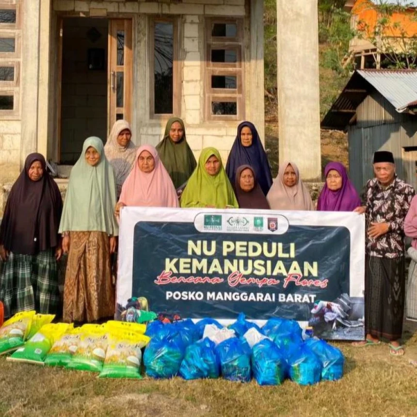 Aktivitas Gempa Flores Menurun, NU Peduli NTT Terus Salurkan Bantuan