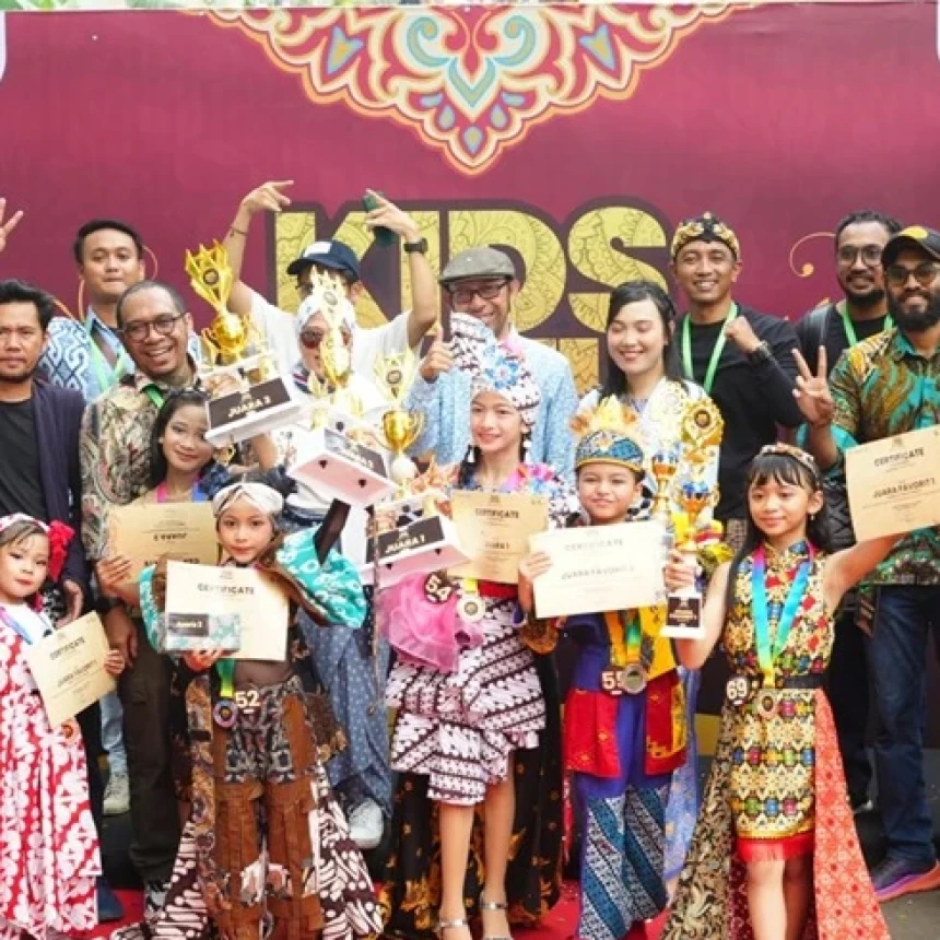 Gelar Kids Batik Fashion Show, GP Ansor Ajak Masyarakat Cintai Batik Sejak Dini