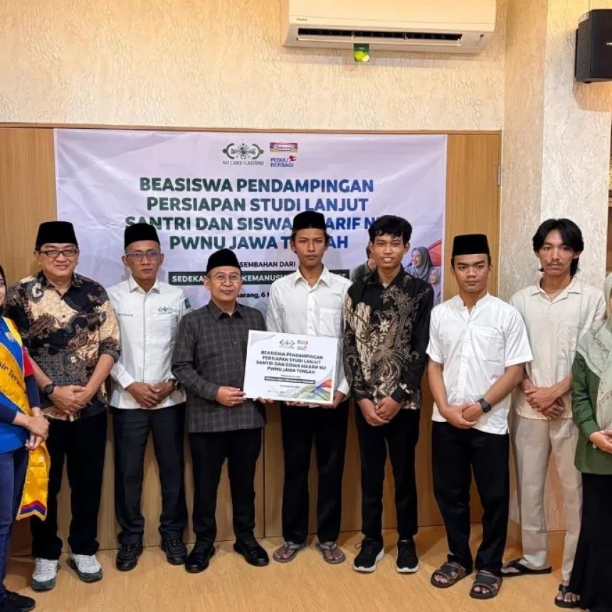 Program Keluarga Unggul NU Care-LAZISNU Bekali Santri Jateng Studi di Kampus International