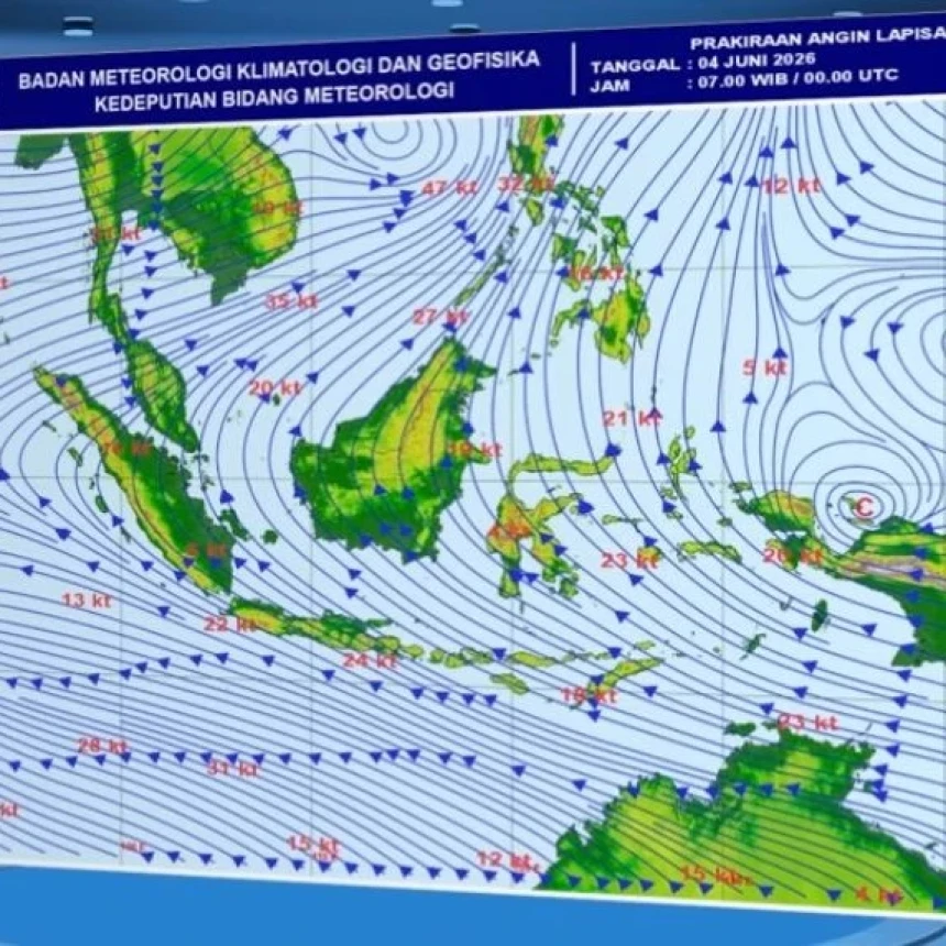 Prediksi Cuaca 4-5 Juni 2026, Sebagian Wilayah Indonesia Masuki Musim Kemarau