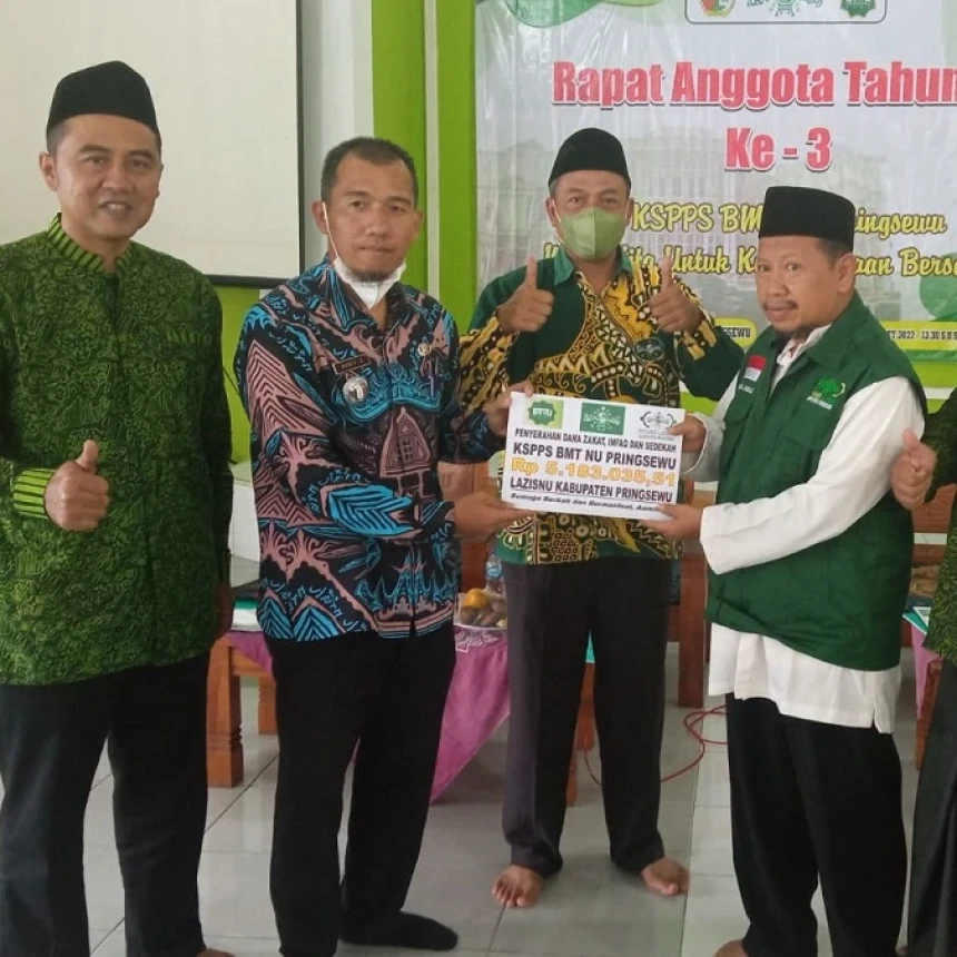 BMTNU Masuk Jajaran Koperasi Sehat di Kabupaten Pringsewu
