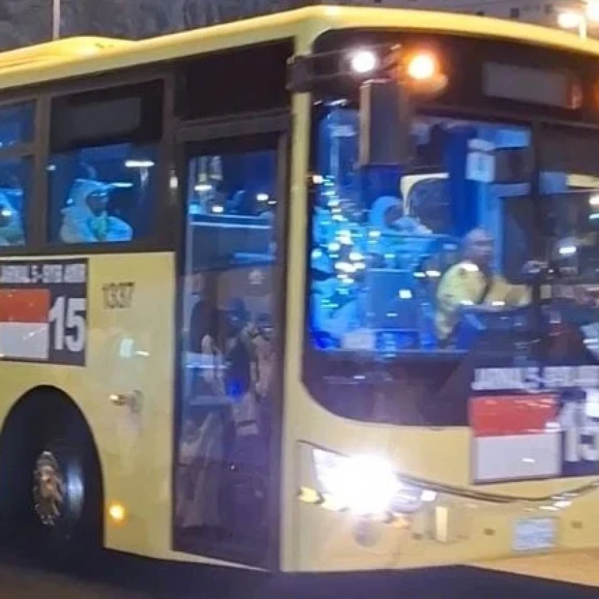 Jamaah Haji Indonesia Bebas Akses Bus Shalawat dari dan ke Masjidil Haram 24 Jam