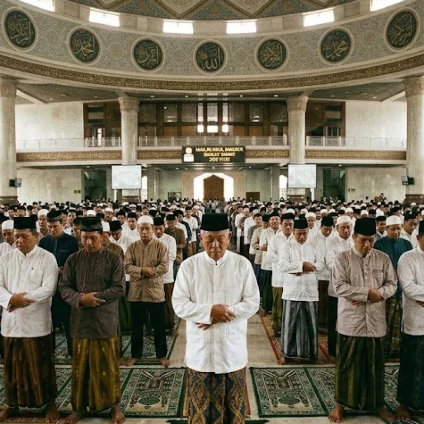 Hukum Muadzin Menjadi Imam dalam Shalat Jumat